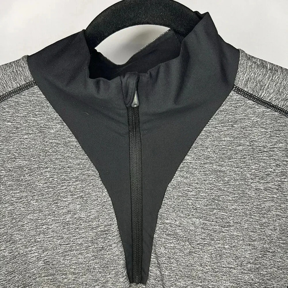 Lululemon Blaze 1/2 Zip Pullover Heather Gray Mens L Large Athletic Shirt Jacket - Picture 10 of 14